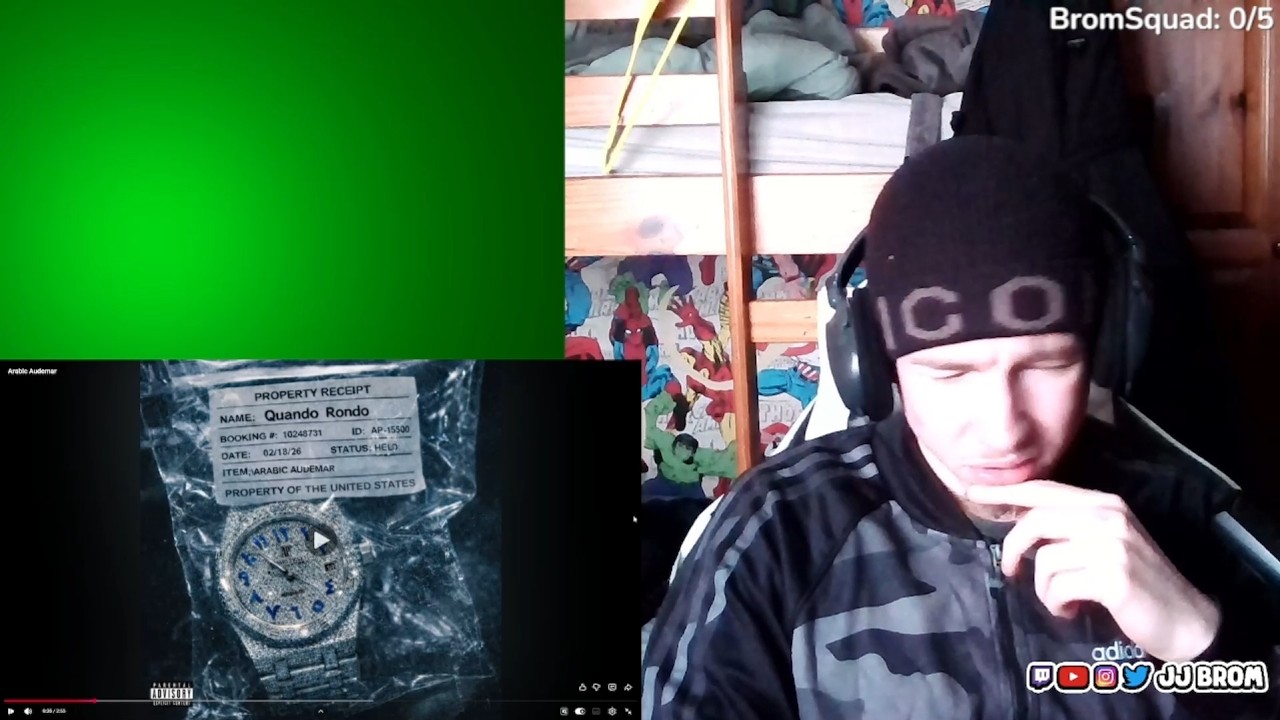 FREE QUANDO RONDO 💙| Quando Rondo Arabic Audemar REACTION!!!!
