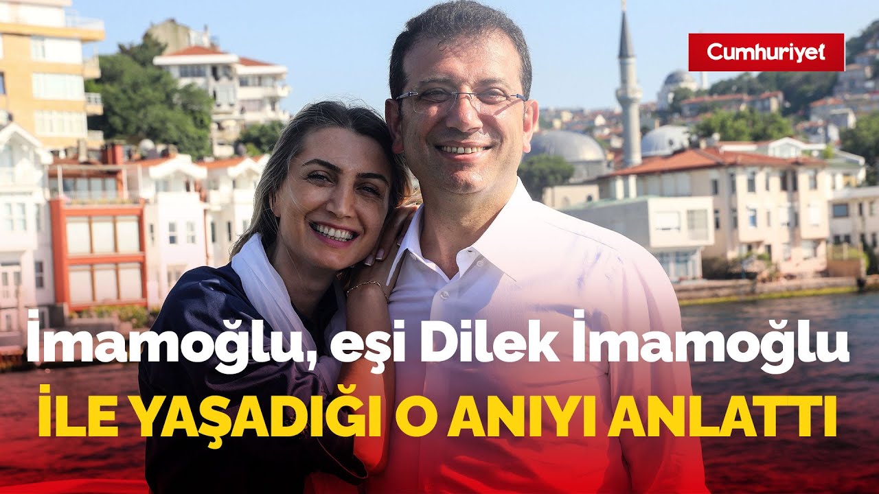 Ekrem İmamoğlu, eşi Dilek İmamoğlu ile yaşadığı o anıyı anlattı: &Ccedil;ok konuşulacak...