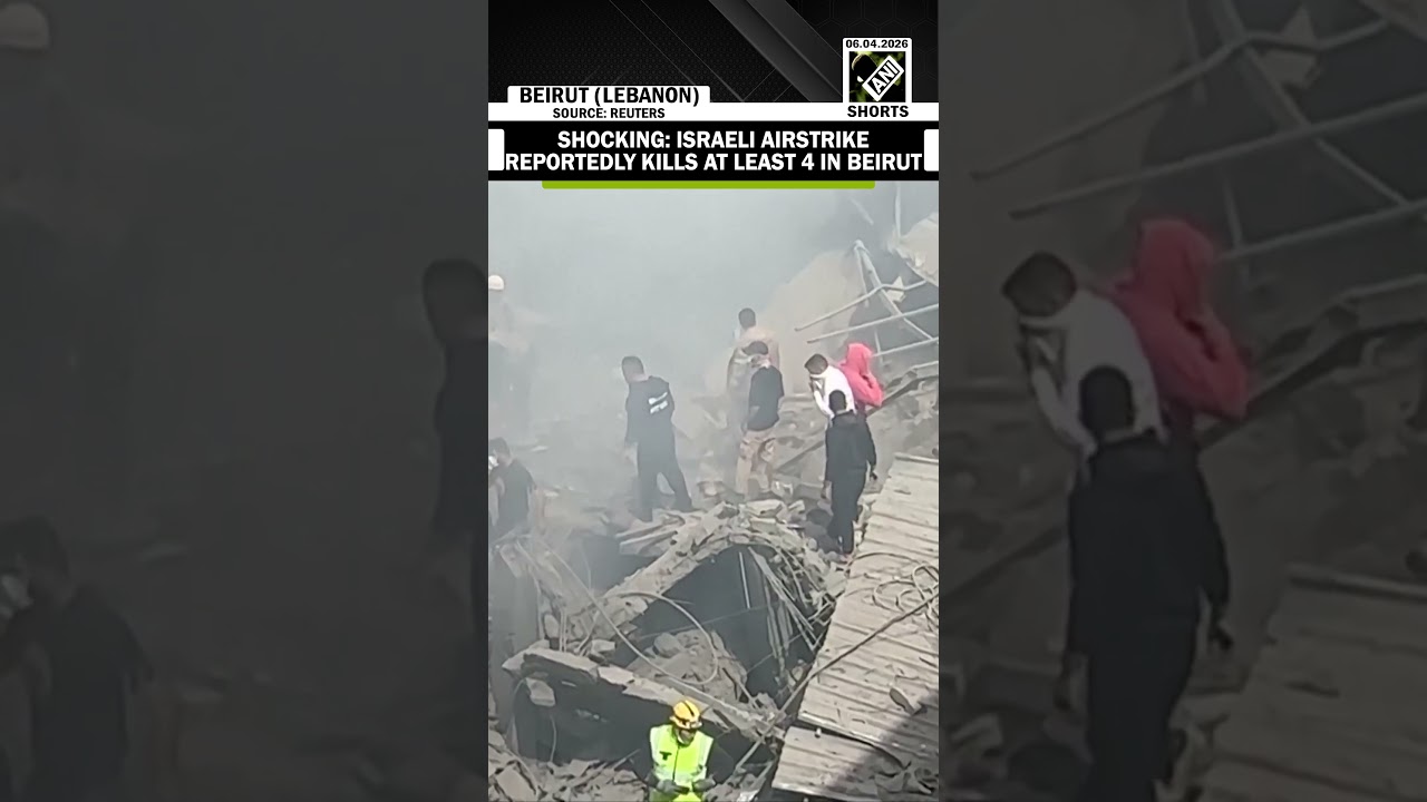 SHOCKING! Israeli airstrike reportedly kills at least 4 in Beirut's Jnah