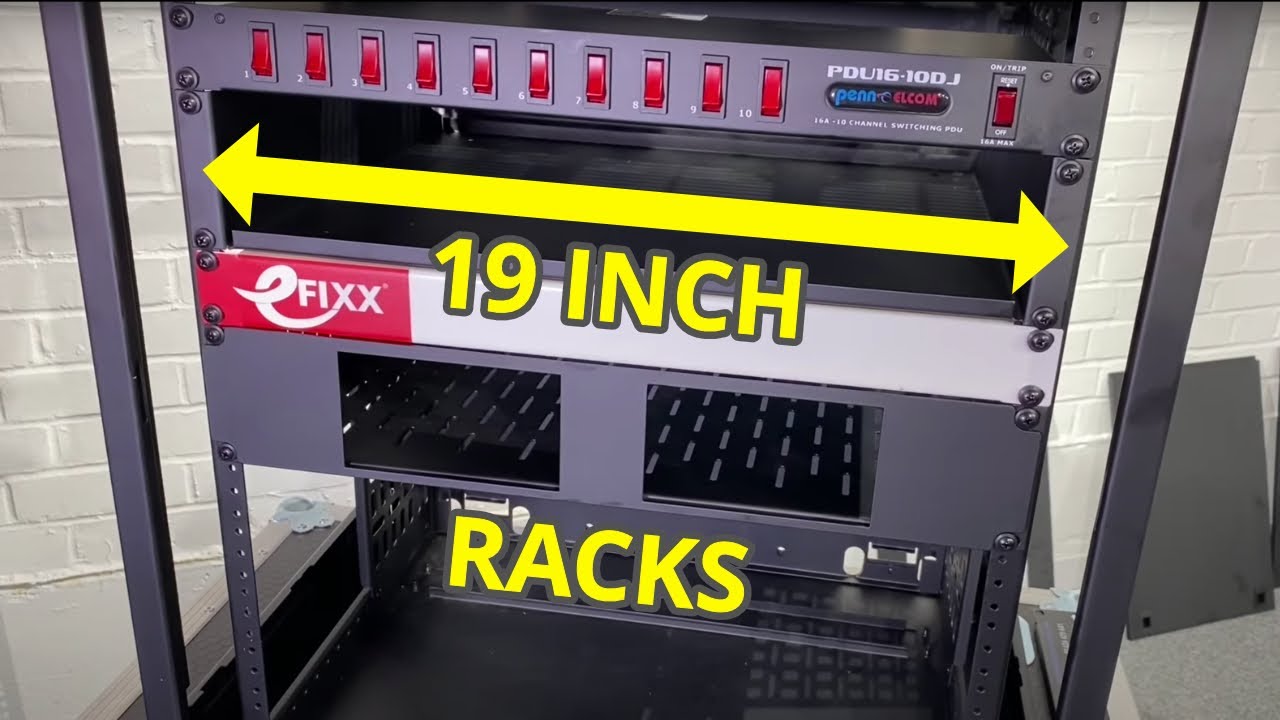19 INCH RACKS EXPLAINED  - Penn Elcom Racks for AV, home theatre & smart home