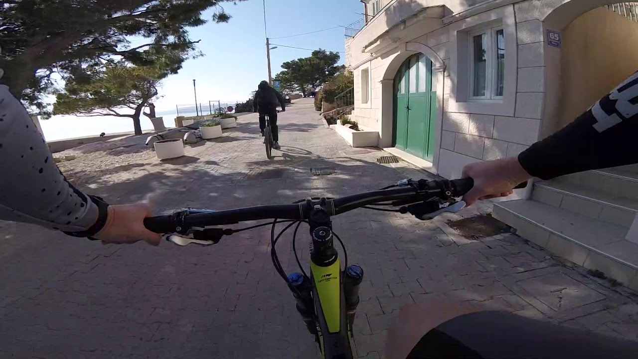 Makarska -  Baska Voda - Brela coastline MTB ride