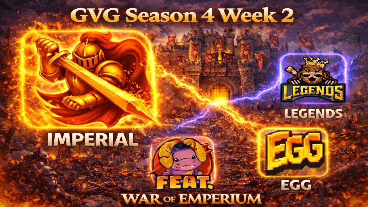 ROM Classic GvG S4 Week 1 | Mechanic POV  IMPERIAL Guild VS Feat | LEGENDS | EGG