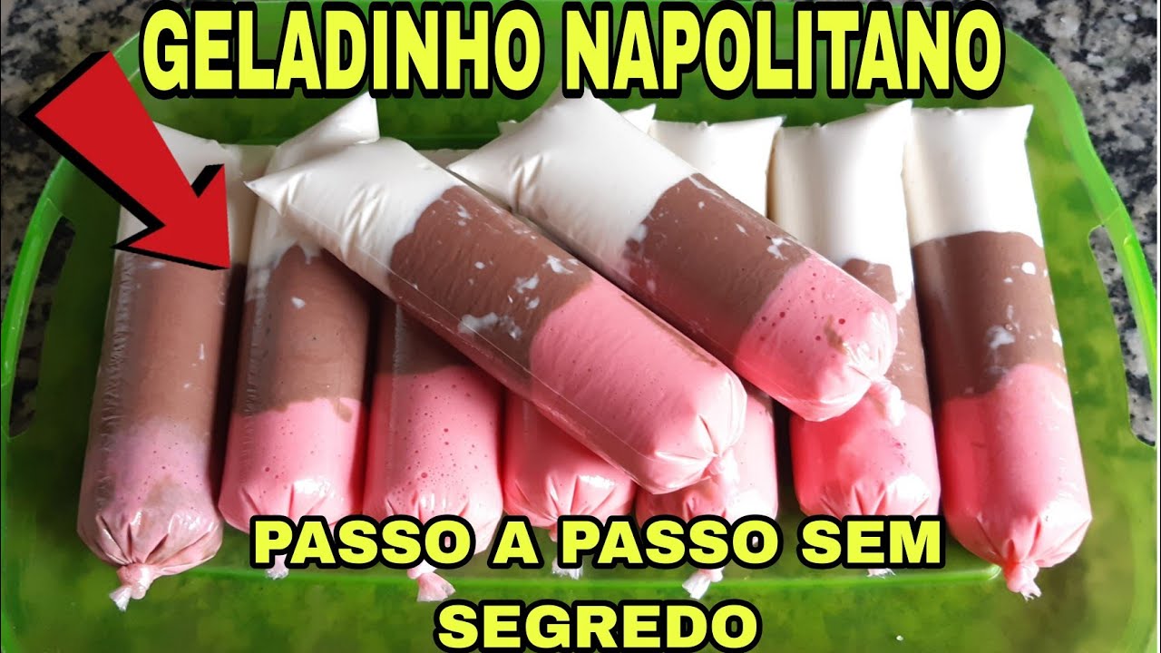 GELADINHO NAPOLITANO | PASSO A PASSO SEM SEGREDOS