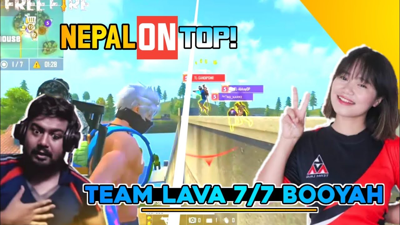 TEAM LAVA 16 KILLS BOOYAH || TEAM LAVA VS TOTAL GAMING || FREE FIRE ESPORTS HIGHLIGHTS