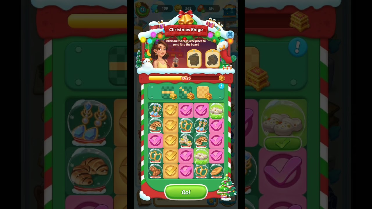 Seaside Escape Merge & Story || Charistmas Bingo (IOS.android) #gamingvideos