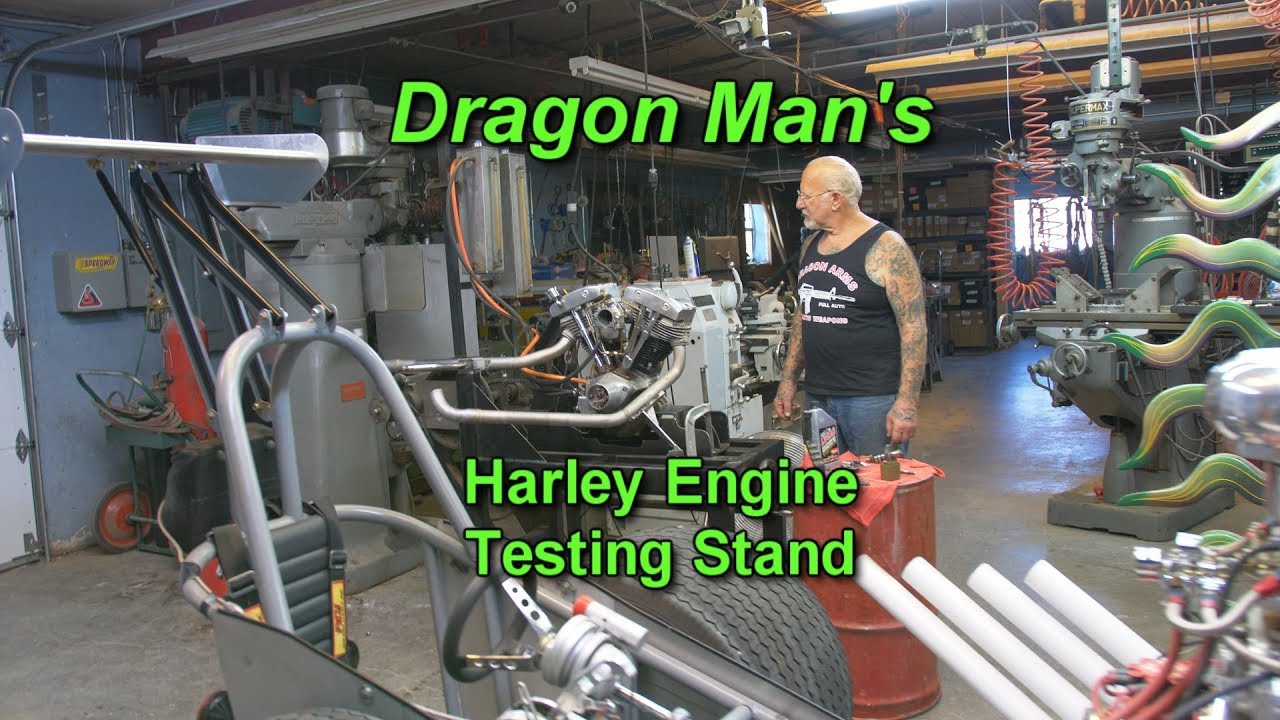 Engine test stand at Dragon Man's