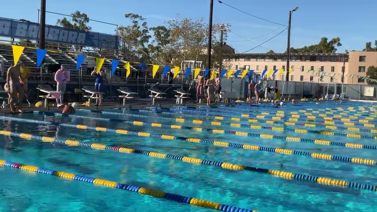 200IM broken swim (second 100)