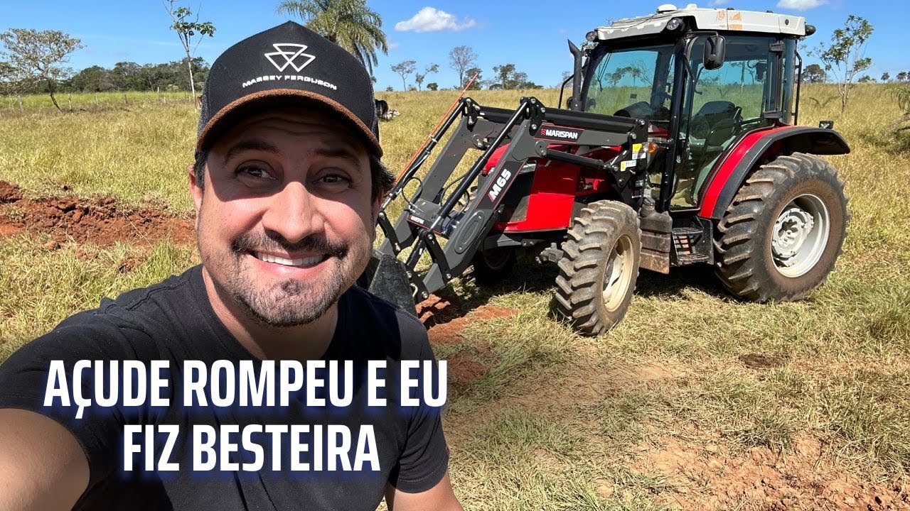 O AÇUDE ROMPEU E EU FIZ ERRADO PARA CONSERTAR. APRENDA COM MEU ERRO E SEJA FELIZ NA LIDA!