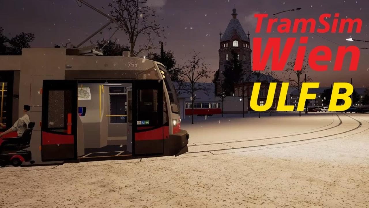 TramSim - Console Edition: Mit der ULF B durch Wien Bereitstellung der Linie 1🌨️