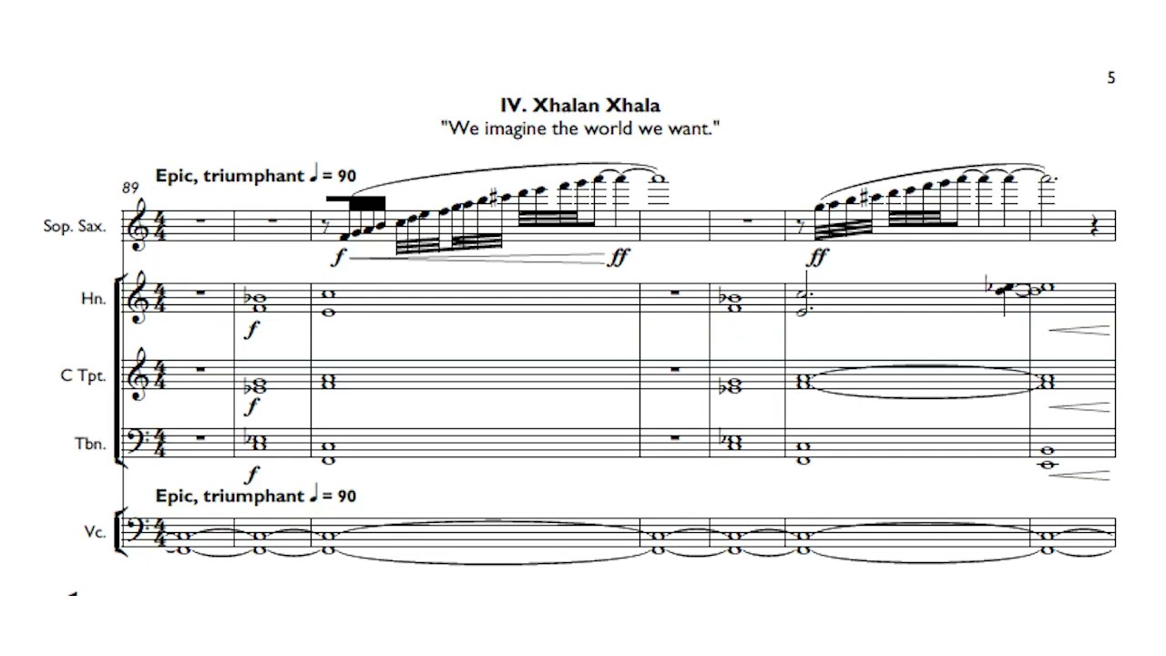 Basawili for Soprano Sax and Electronics - Graeme Rosner - World Premiere WITH SCORE