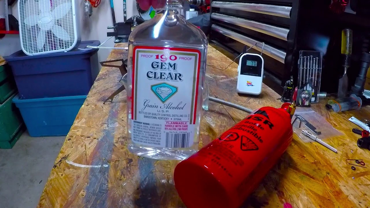 MSR Whisperlite Universal Alcohol Burn Test