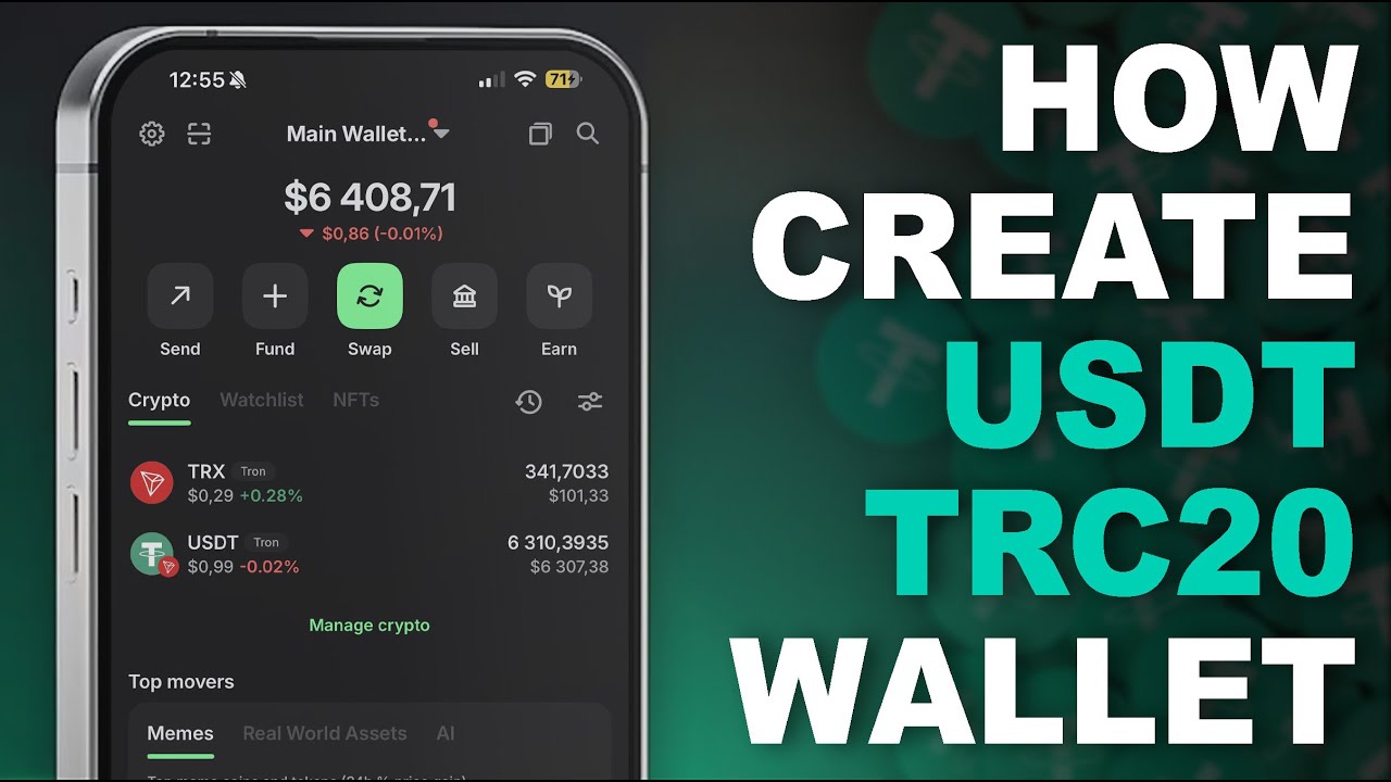 How to Create USDT TRC20 Wallet | How Send and Receive USDT in TRON TRX Network.