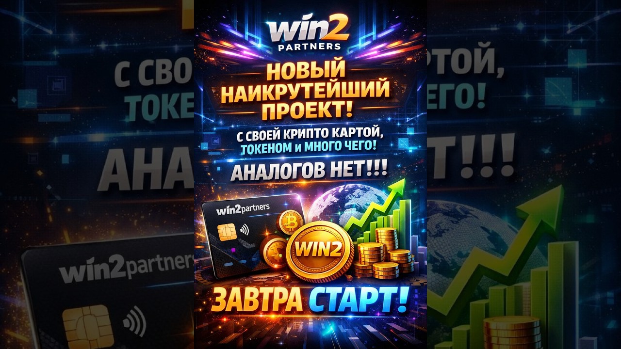 # СРОЧНО!!!Наикрутейший проект с своей крипто картой !завтра старт !  не имеет никаких аналогов