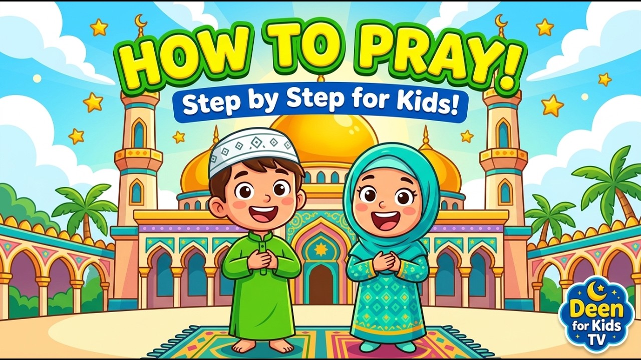 How to Pray Like a Pro! Complete Salah Guide for Kids | Step-by-Step Islamic Prayer | Deenfor KidsTV