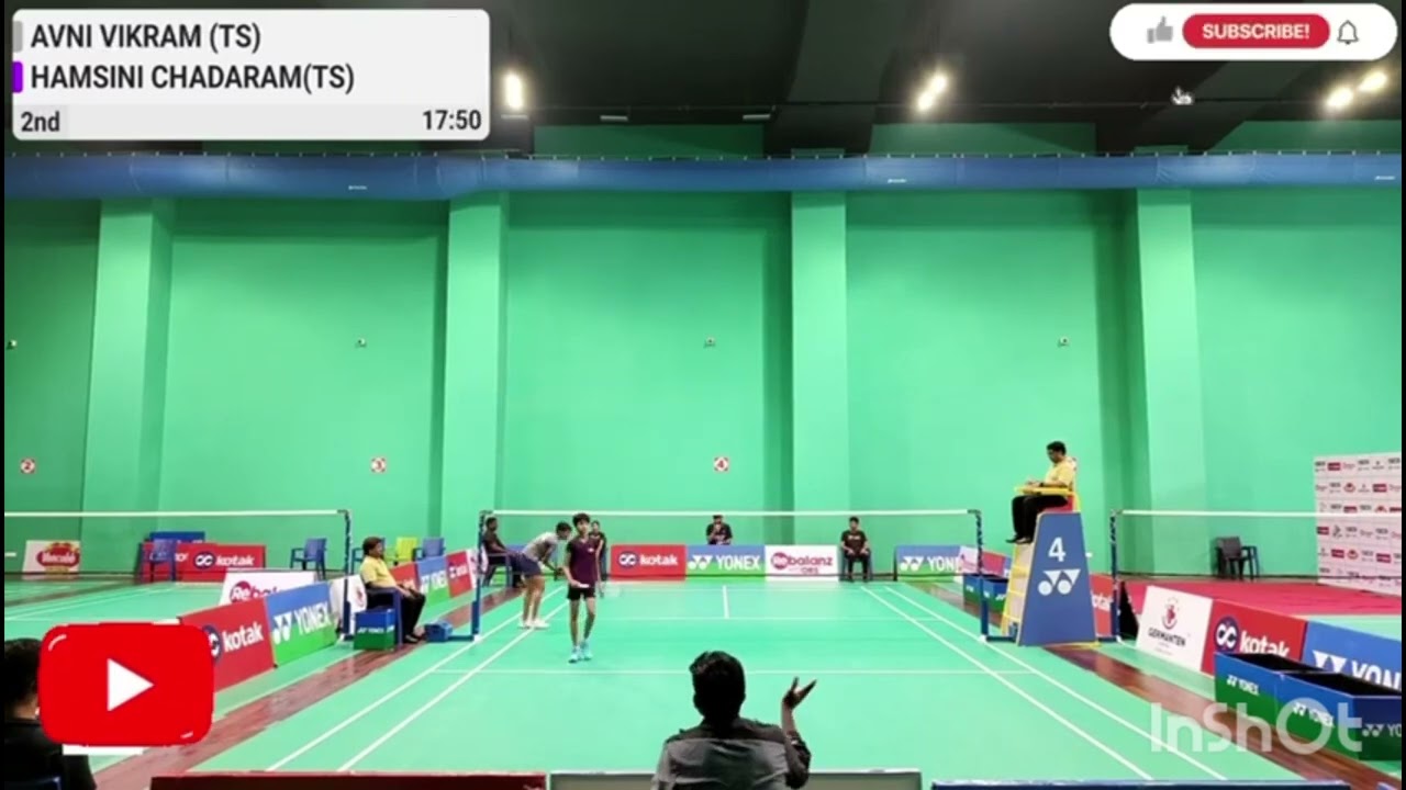All India ranking finals at hyderabad || Part 2 || Hamsini Chadaram || gopichand academy🏸 || feb2023
