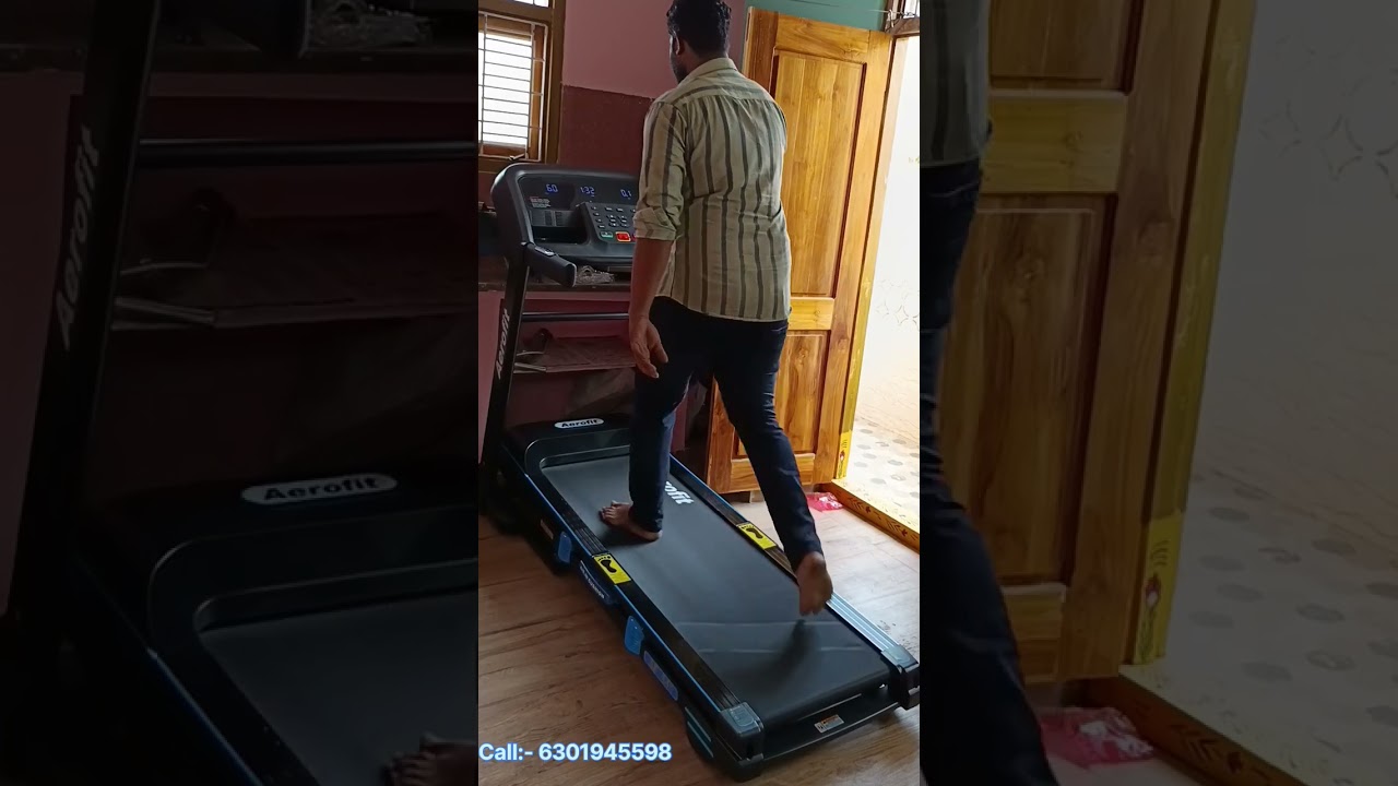Aerofit Treadmill 2.5Hp Moter auto inclun Moter Installation completed Warangal 👍