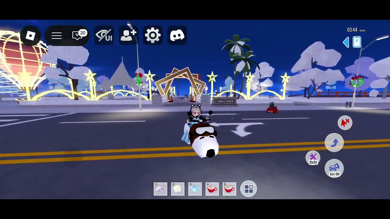 rutinitas pakai sekuter dulu man teman #gamer #roblox #aktivitas 