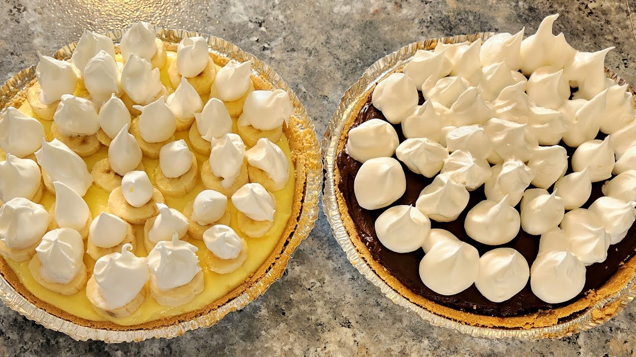 Chocolate & Banana Cream Pie
