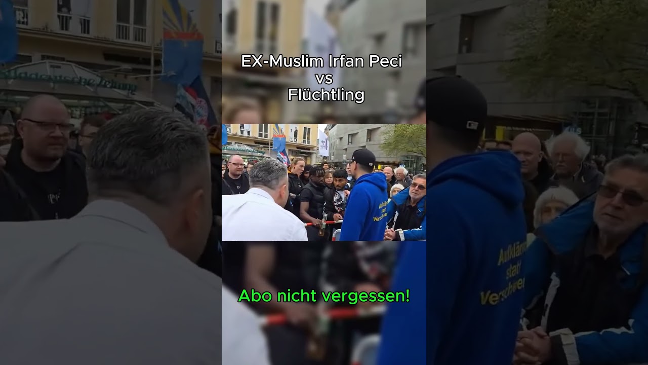 🔥 IRFAN PECI bei Kundgebung! 😱 Harte Ansage gegen Migranten! 🕌  #afd #irfanpeci #islam #migration