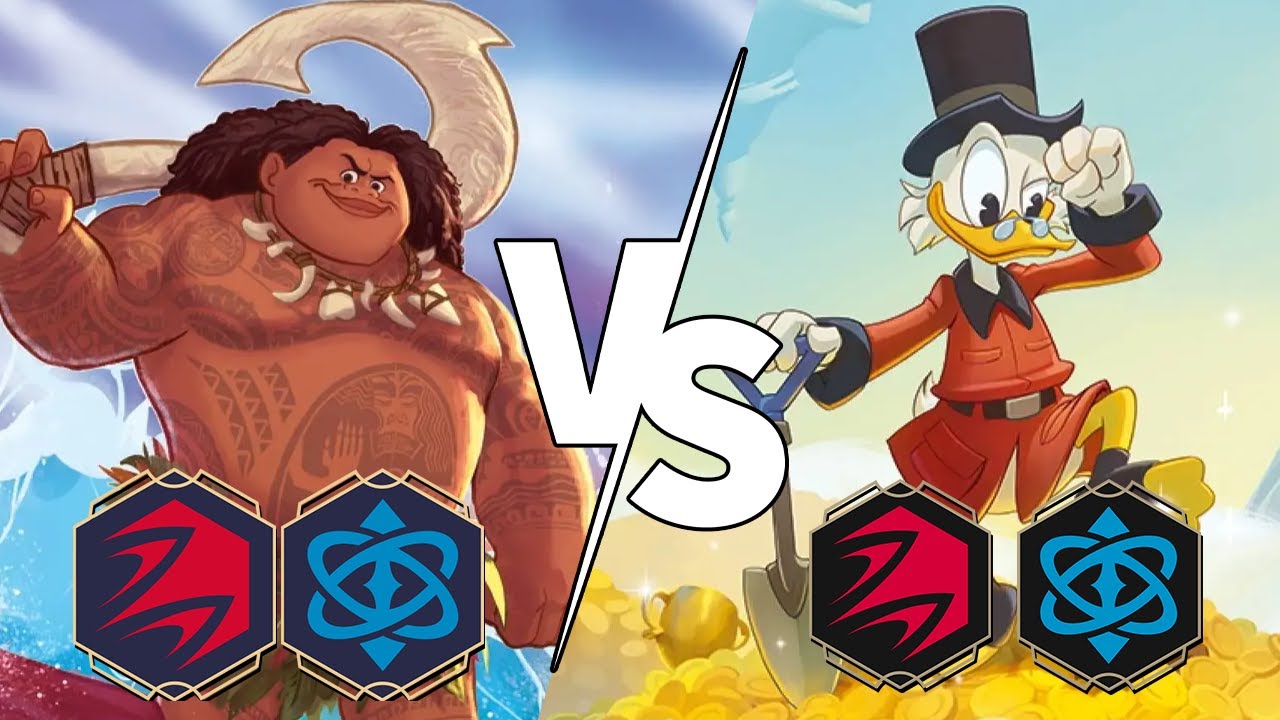Maui Ruby / Sapphire VS Scrooge Ruby / Sapphire [Lorcana]