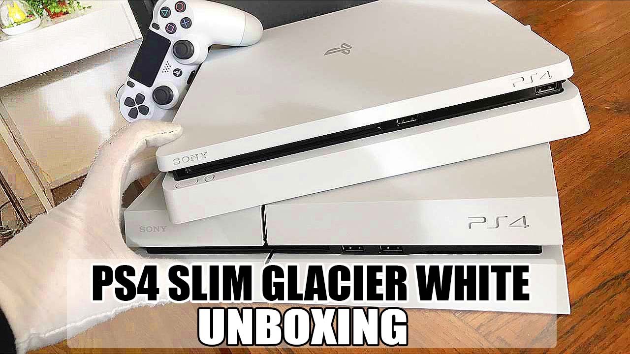 PS4 Slim Blanche Glacier White : notre UNBOXING complet !