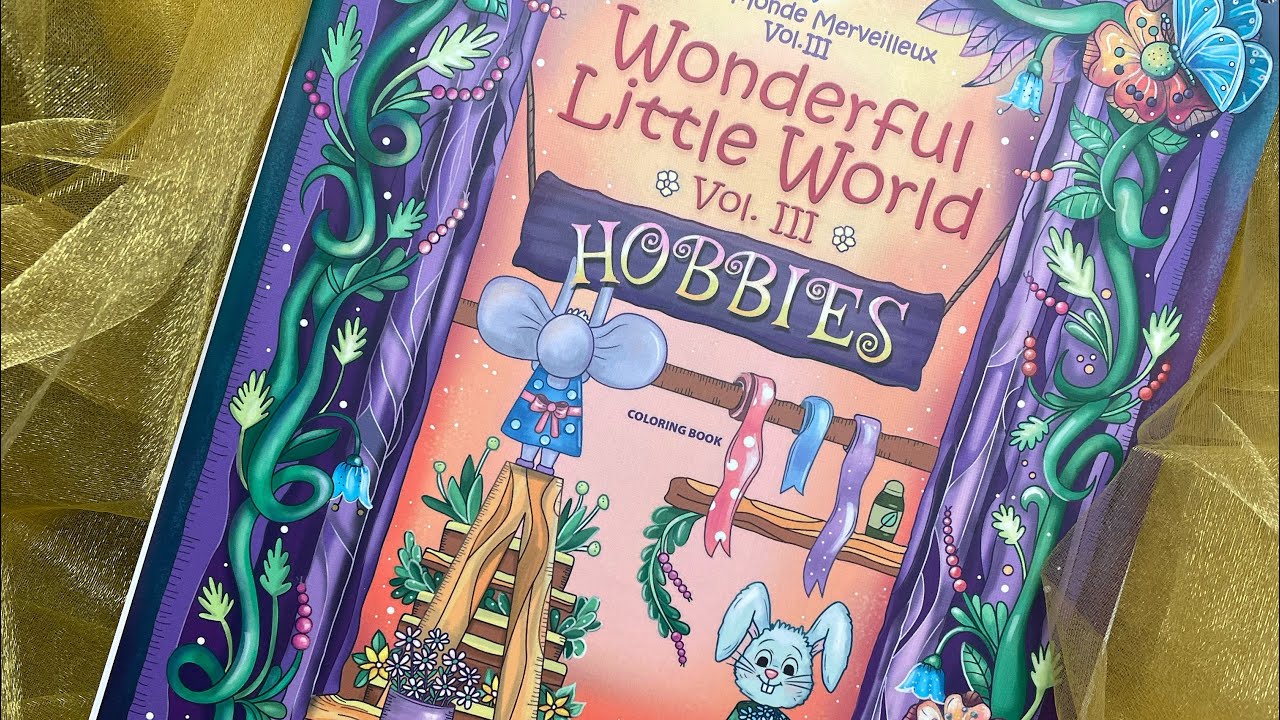 Wonderful Little World Vol. 3 by Colorya Coloring Book Flip Through