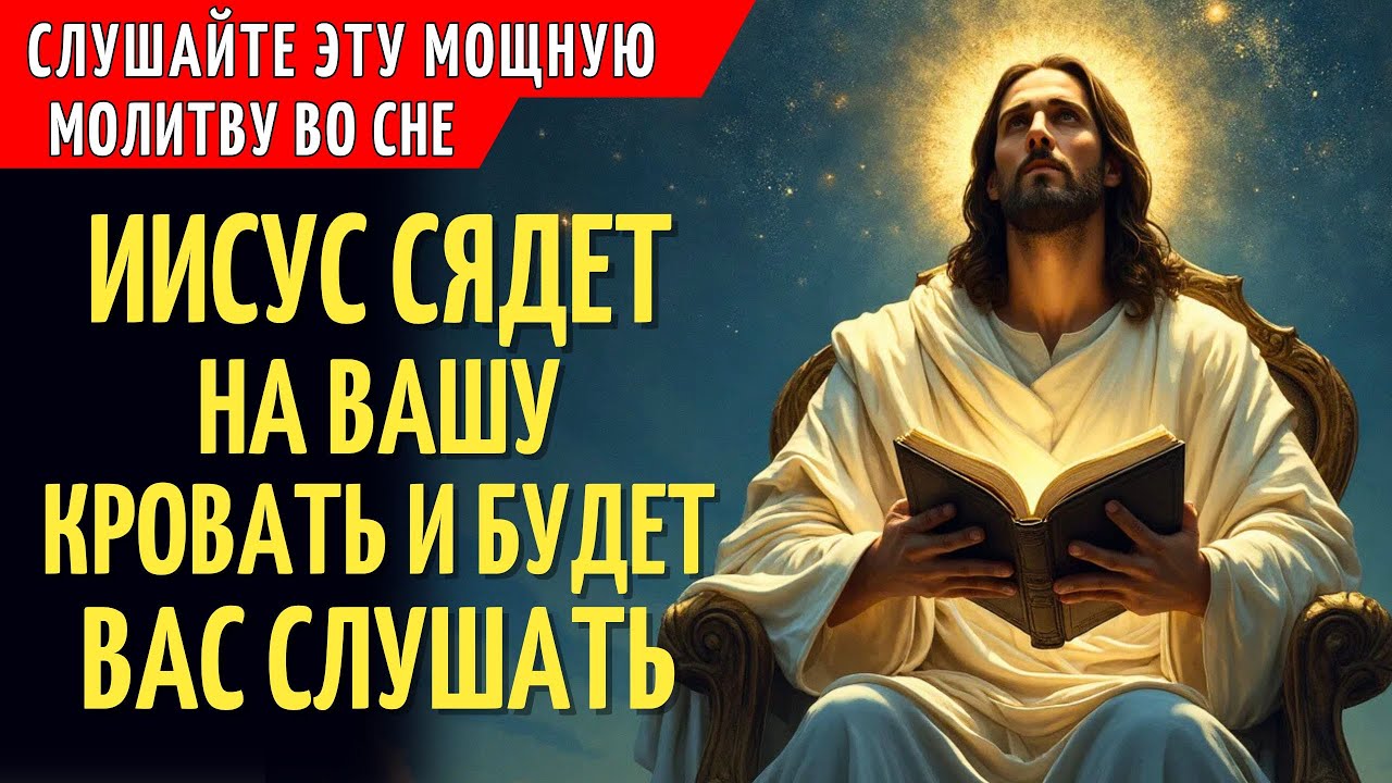 ПОГОВОРИ С ИИСУСОМ, ОТКРОЙ СВОЁ СЕРДЦЕ И СПИ В МИРЕ | Молитва О ЖИВОМ ПРИСУТСТВИИ ИИСУСА ВО СНЕ