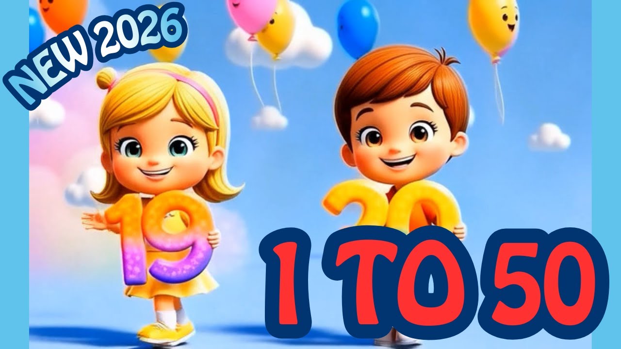 Counting 1-50 Song for Toddlers │ kids Learn Numbers with Fun Toys 2026