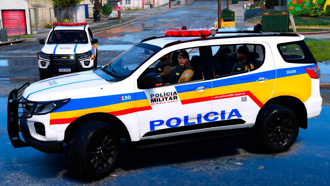 CAPOTEI a VIATURA em PERSEGUIÇÃO | TÁTICO MÓVEL⚡ PMMG  | GTA 5 POLICIAL