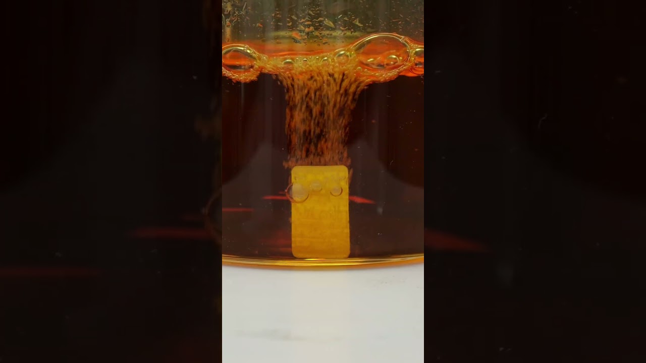 Hexafluorantimons&auml;ure kontra złoto | JJChemistry #chemie #nauka #mięta