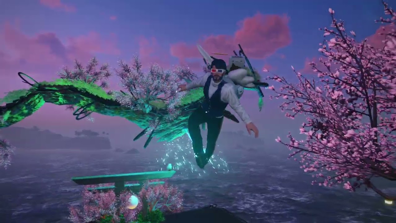 Amazing Cherry Blossom Shrine in PSO2: NGS (Creative Space)