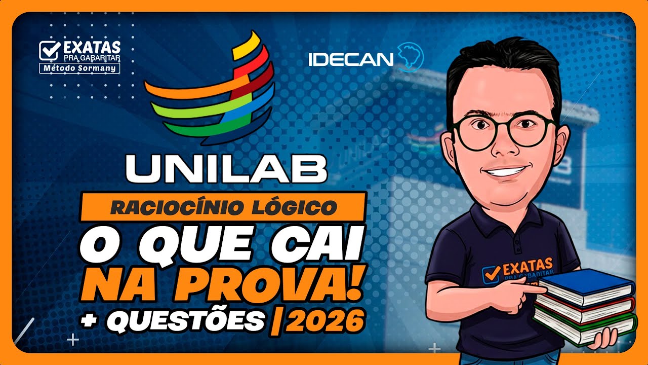 Concurso UNILAB 2026: O que cai na PROVA + Questões 📚