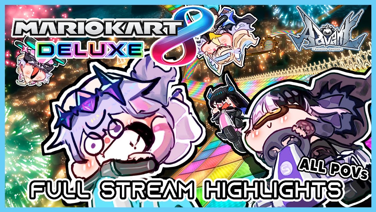 【Full Game】hololive Advent Mario Kart 8 Deluxe [ALL POVs]