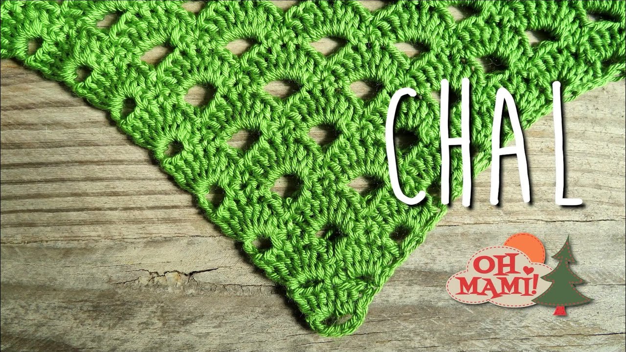 CHAL FÁCIL DE ABANICOS (EASY SHAWL)