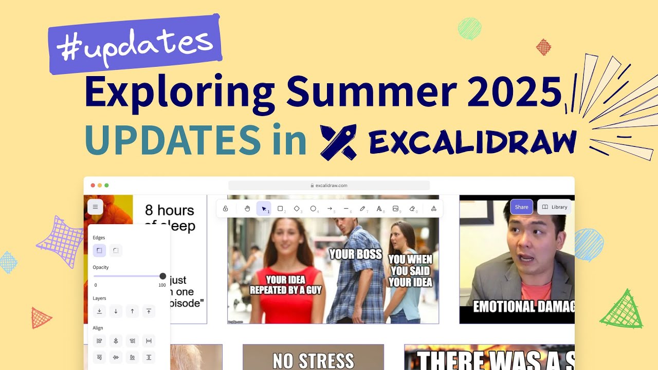 🔍 What's New in Excalidraw (Summer 2025 Edition) 🛠️ | UPDATES #2