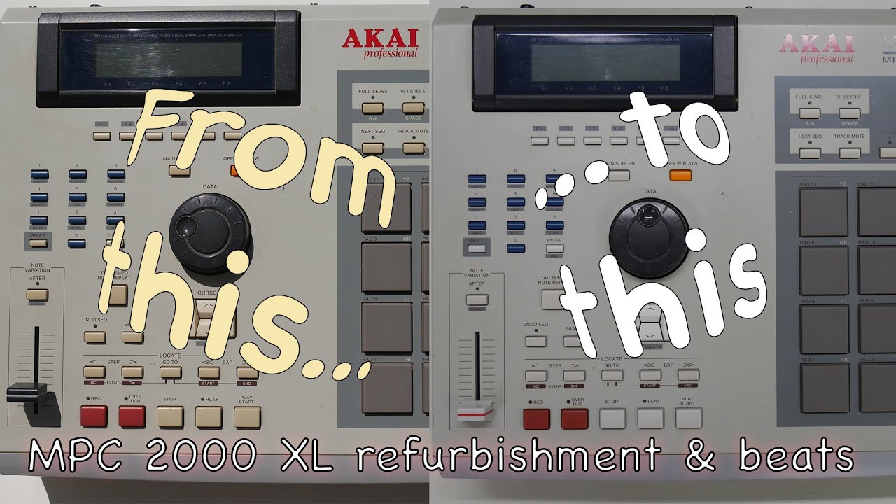 You can call it a Beattape - Akai MPC 2000 XL refurbishment