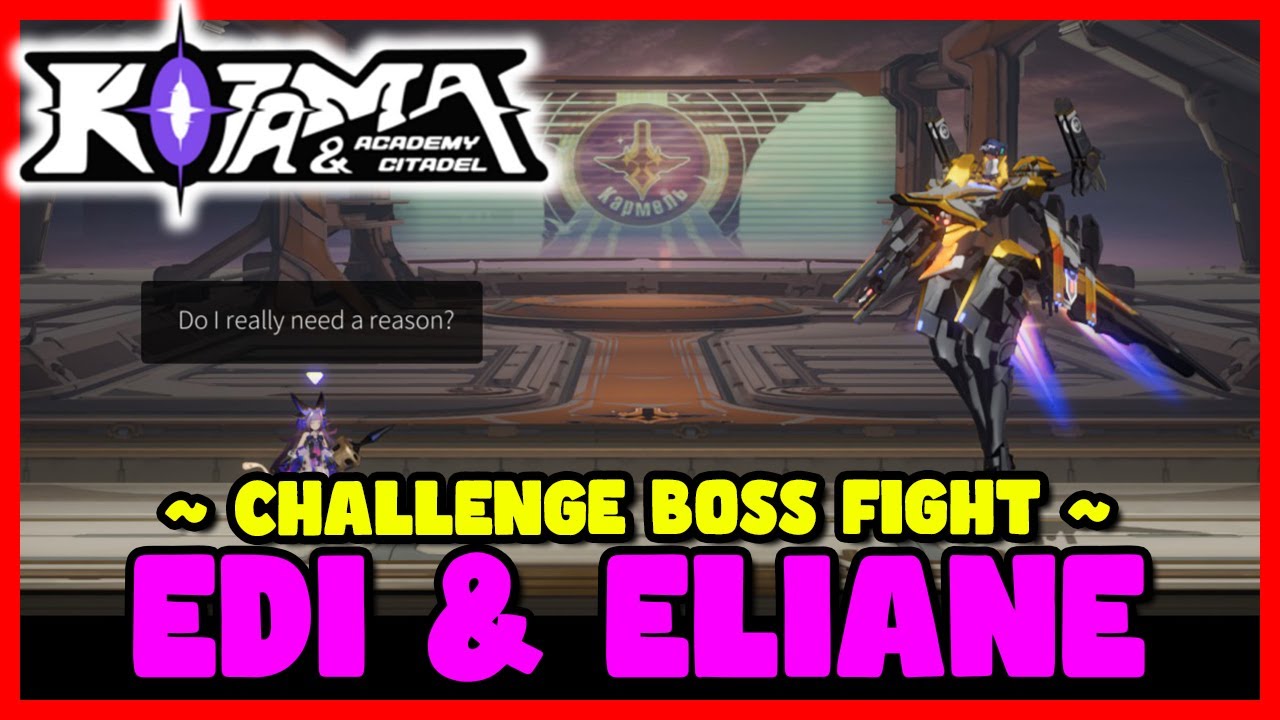 Kotama Academy Citadel: Boss Fight EDI & Eliane (Robot Gundam Boss)