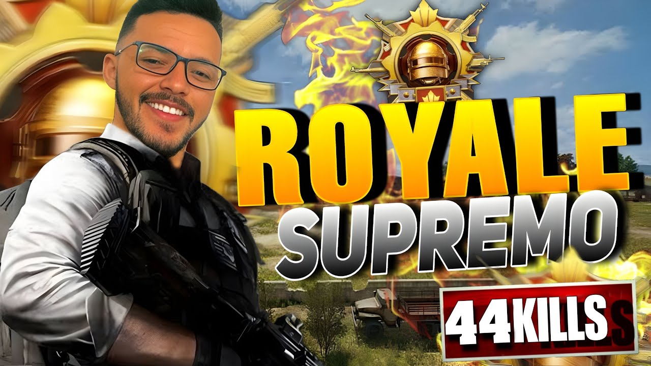 ESSE É MEU NOVO RECORD DE KILL ATUALMENTE NO ROYALE SUPREMO - PUBG MOBILE