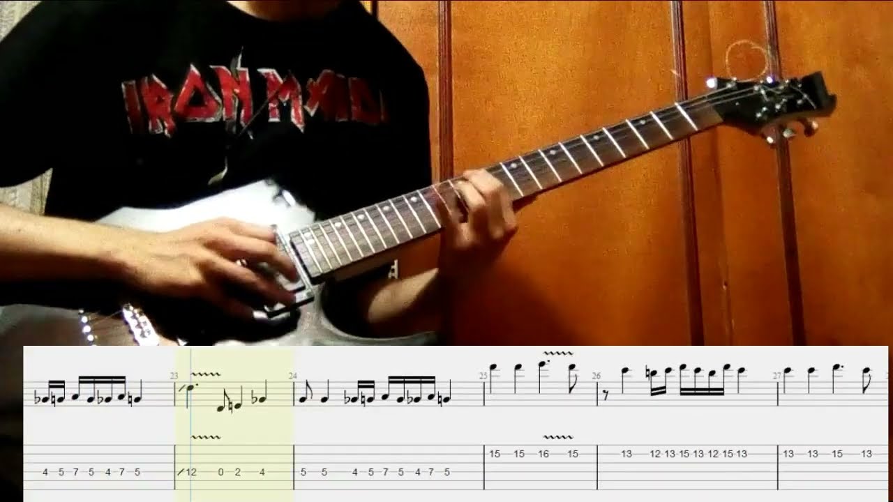 Johannes Brahms . Hungarian dance No 5 - Electric Guitar - With Tabs