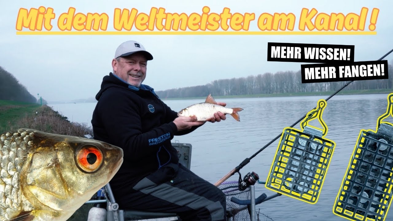 Kanal Angeln mit dem Weltmeister Trainer, Tipps und Tricks für Profis und Einsteiger.