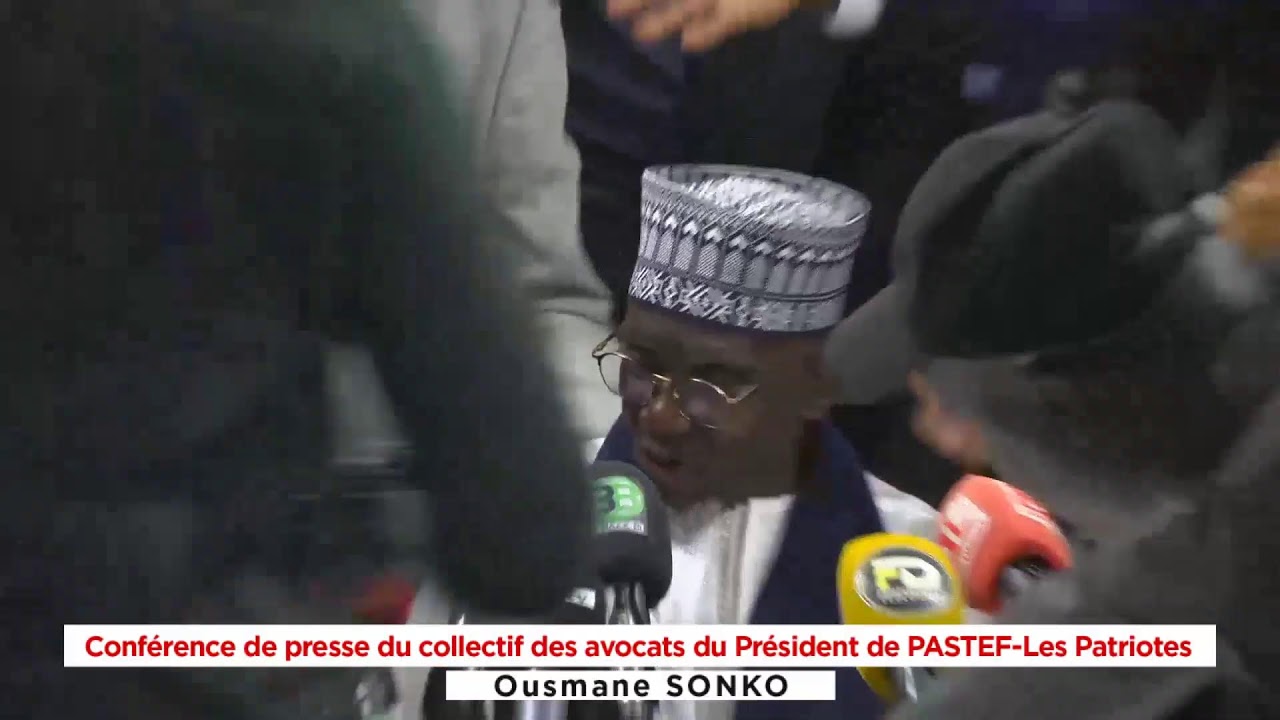 Conf&eacute;rence de presse du collectif des avocats du Pr&eacute;sident de PASTEF-Les Patriotes  Ousmane SONKO