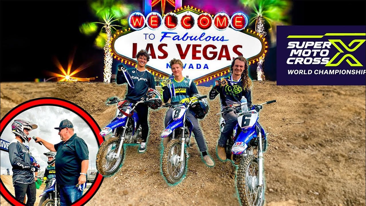 Гонки SMX Pit Bike в Лас-Вегасе!