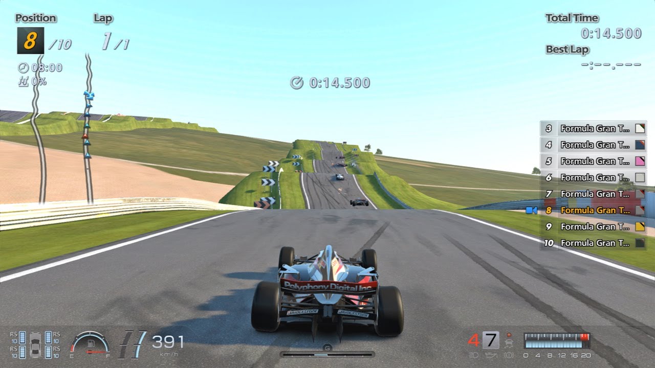 Gran Turismo 6 | Chaos Jump Track (これはひどい サーキット) race | Formula Gran Turismo | GT6 | PS3