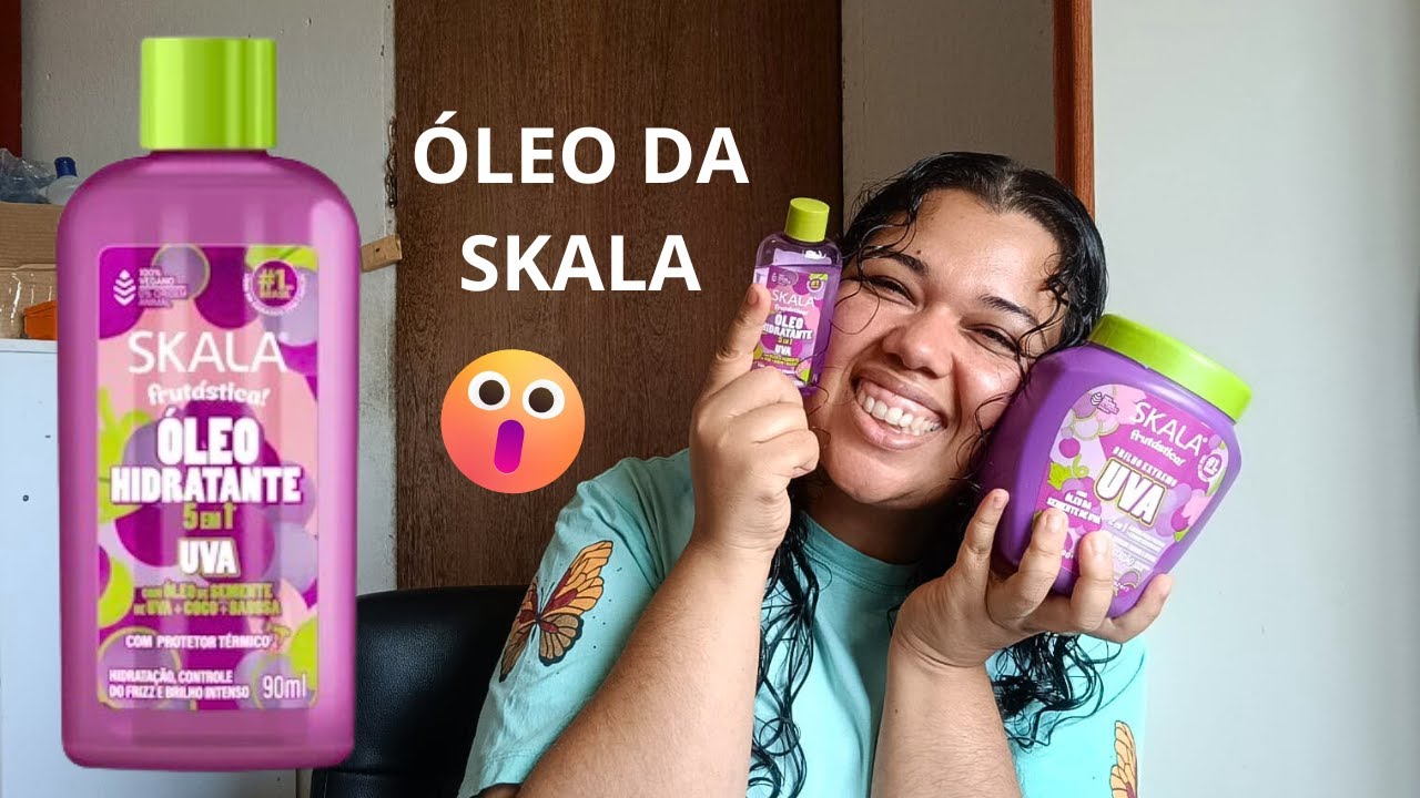 TESTANDO O ÓLEO DE UVA DA SKALA, lançamento skala 2025