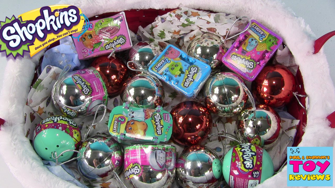 Shopkins Surprise Baubles Ornaments Eggs | Season 4 MLP & More | PSToyReviews