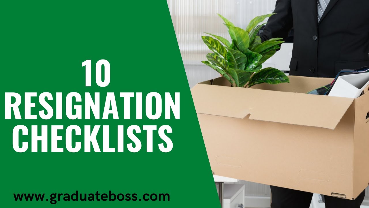 10 Things to Do Before Quitting Your Job [Resignation Checklist]