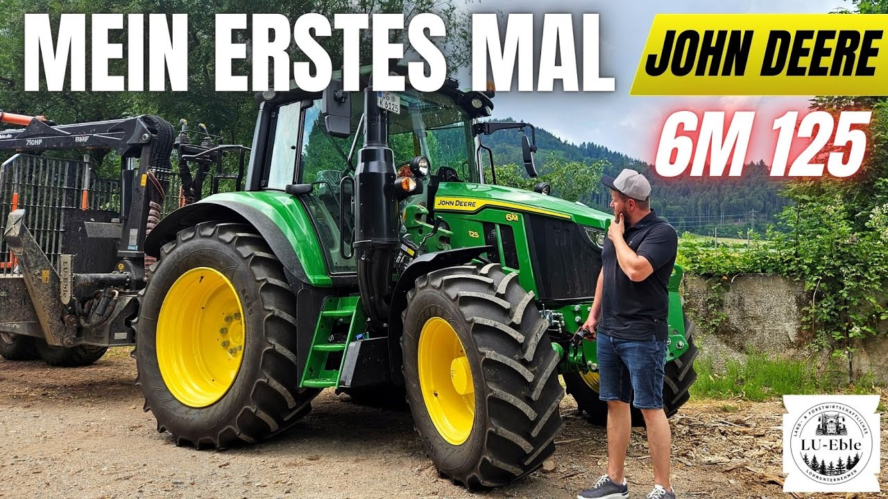 Mein erstes Mal! JohnDeere 6M 125 im Test | Teil 1/3