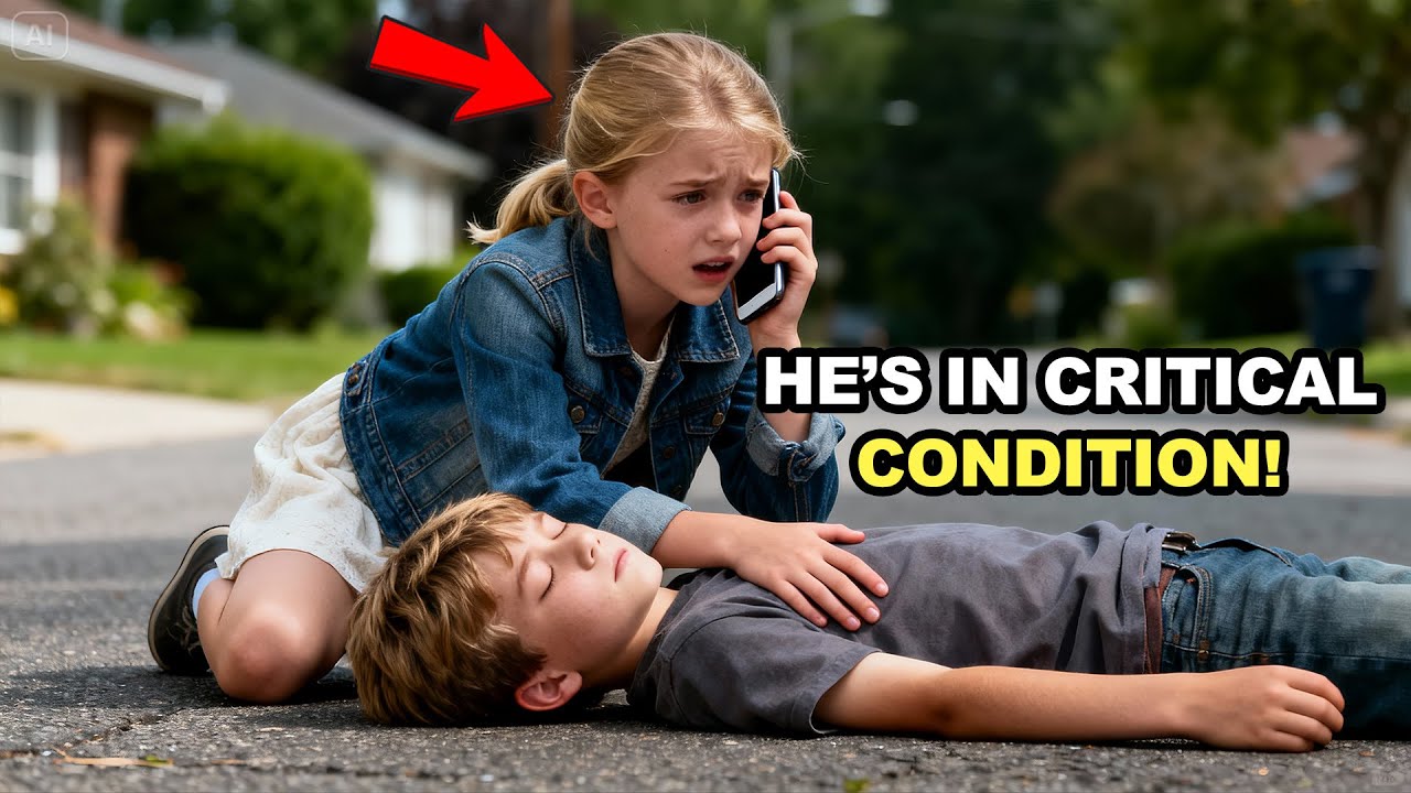 “SIR, YOUR SON FAINTED!” A POOR GIRL CALLS FIRST — THE MILLIONAIRE FREEZES