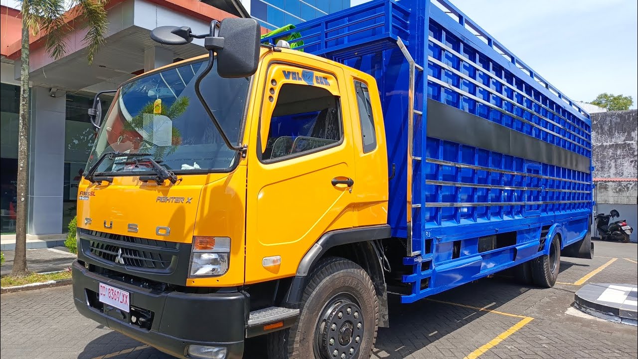 Baru masuk, Fuso Fighterx FM65 FSL + Bak Besi panjang 8,5mtr 👍