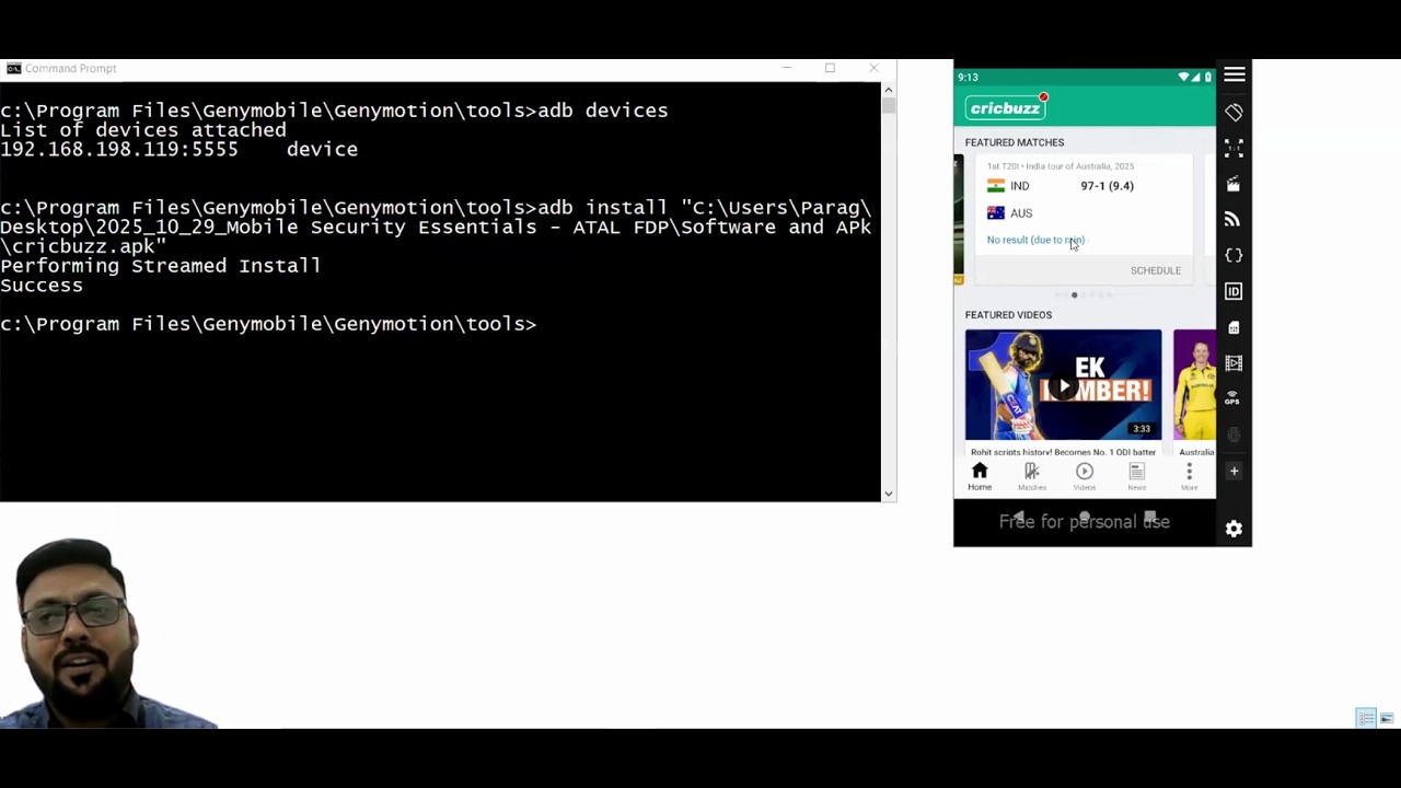 ATAL FDP Expert Talk on Mobile Security Essentials - Defend Your Mobile Device - Hands On Practical